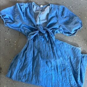 Old Navy Blue Maxi Dress